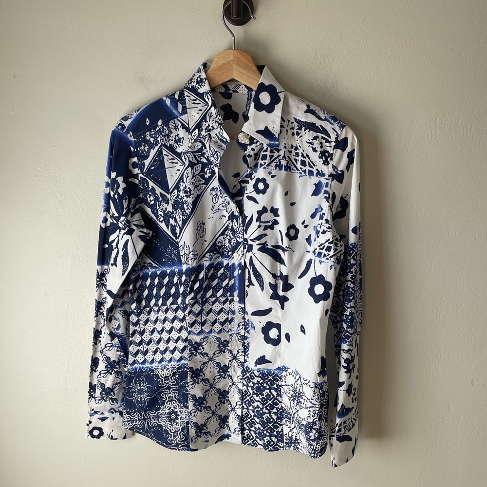 ETRO Stretch cotton button down shirt - Picture 2 of 7